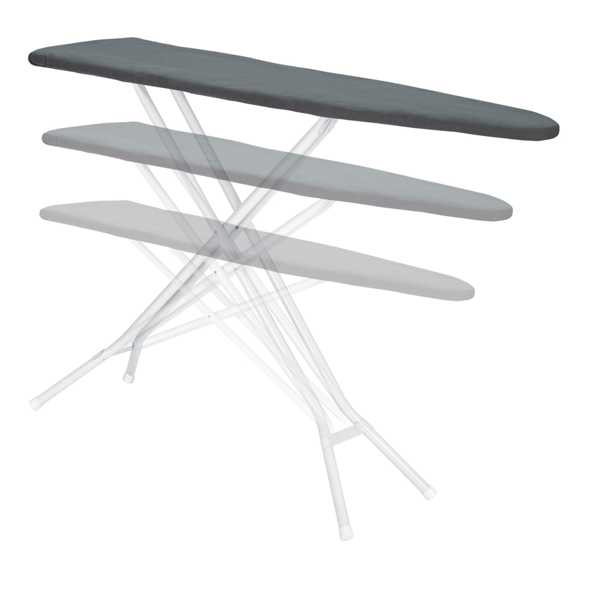 Seymour Home Products Adjustable Height, 4-Leg Ironing Board with Perforated Top, Dark Gray $30.00 EACH, CASE PACK OF 1