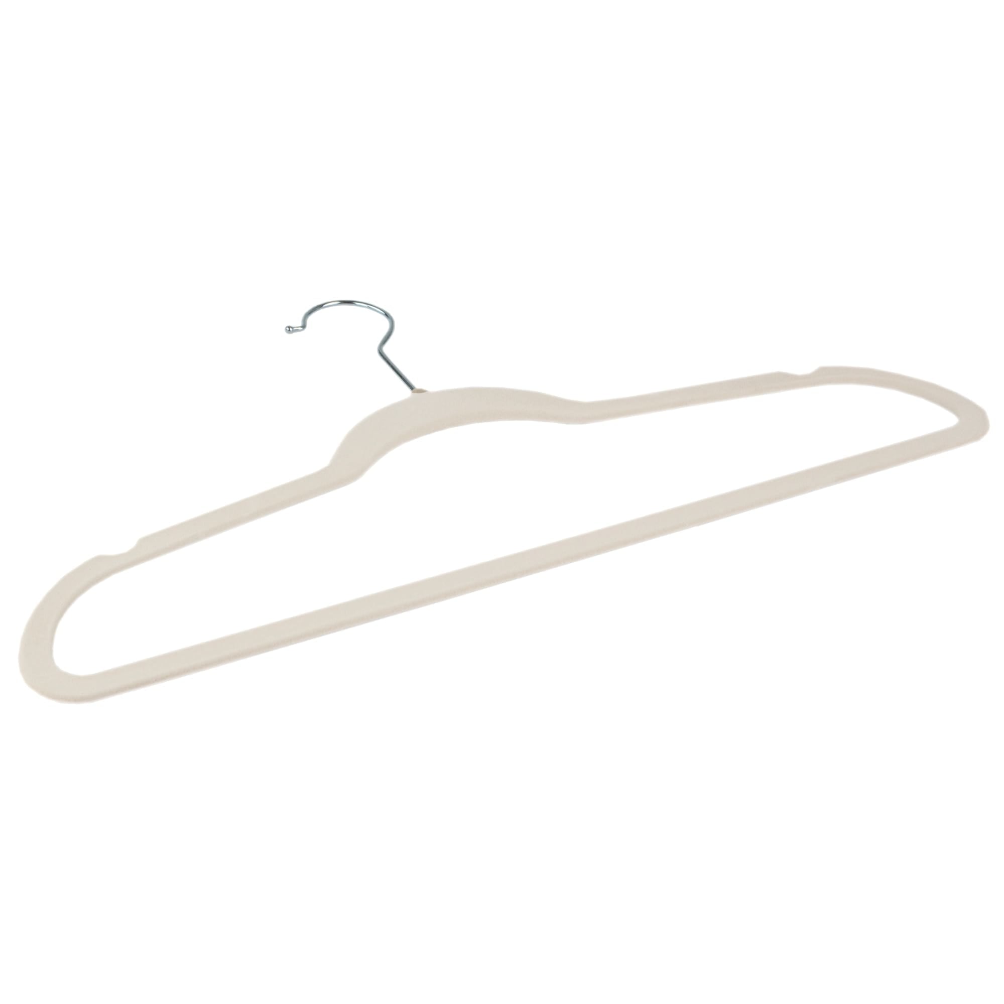 Home Basics Velvet Flocked Suit Hanger, (Pack of 25), Ivory $8.00 EACH, CASE PACK OF 8