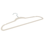 Load image into Gallery viewer, Home Basics Velvet Flocked Suit Hanger, (Pack of 25), Ivory $8.00 EACH, CASE PACK OF 8
