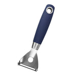 Load image into Gallery viewer, Home Basics Meridian Stainless Steel Horizontal Vegetable Peeler, Indigo $3.00 EACH, CASE PACK OF 24
