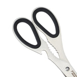 Load image into Gallery viewer, Home Basics Stainless Steel Kitchen Shears, Silver $2.50 EACH, CASE PACK OF 24
