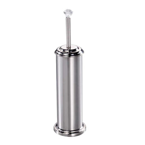 Home Basics Stainless Steel Toilet Brush Holder with Diamond Top $6.00 EACH, CASE PACK OF 12