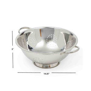 Home Basics 7 QT Stainless Steel  Deep Colander $5.00 EACH, CASE PACK OF 12