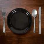 Load image into Gallery viewer, Home Basics 10.5&quot; Ceramic Dinner Plate, Black $2.50 EACH, CASE PACK OF 12
