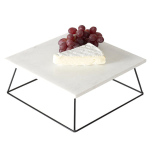 Sophia Grace Square Marble Table Riser, White/Black $15.00 EACH, CASE PACK OF 4