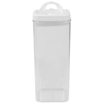 Load image into Gallery viewer, Home Basics 3.1 Liter Twist &#39;N Lock Air-Tight Square Plastic Canister, White $7.00 EACH, CASE PACK OF 6
