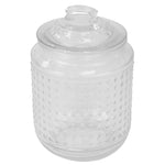 Load image into Gallery viewer, Home Basics Dott 40.5 oz. Glass Canister, (Set of 3), Clear $10.00 EACH, CASE PACK OF 8
