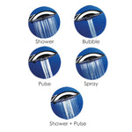 Load image into Gallery viewer, Home Basics Chrome Jumbo Shower Head Massager $12.00 EACH, CASE PACK OF 12
