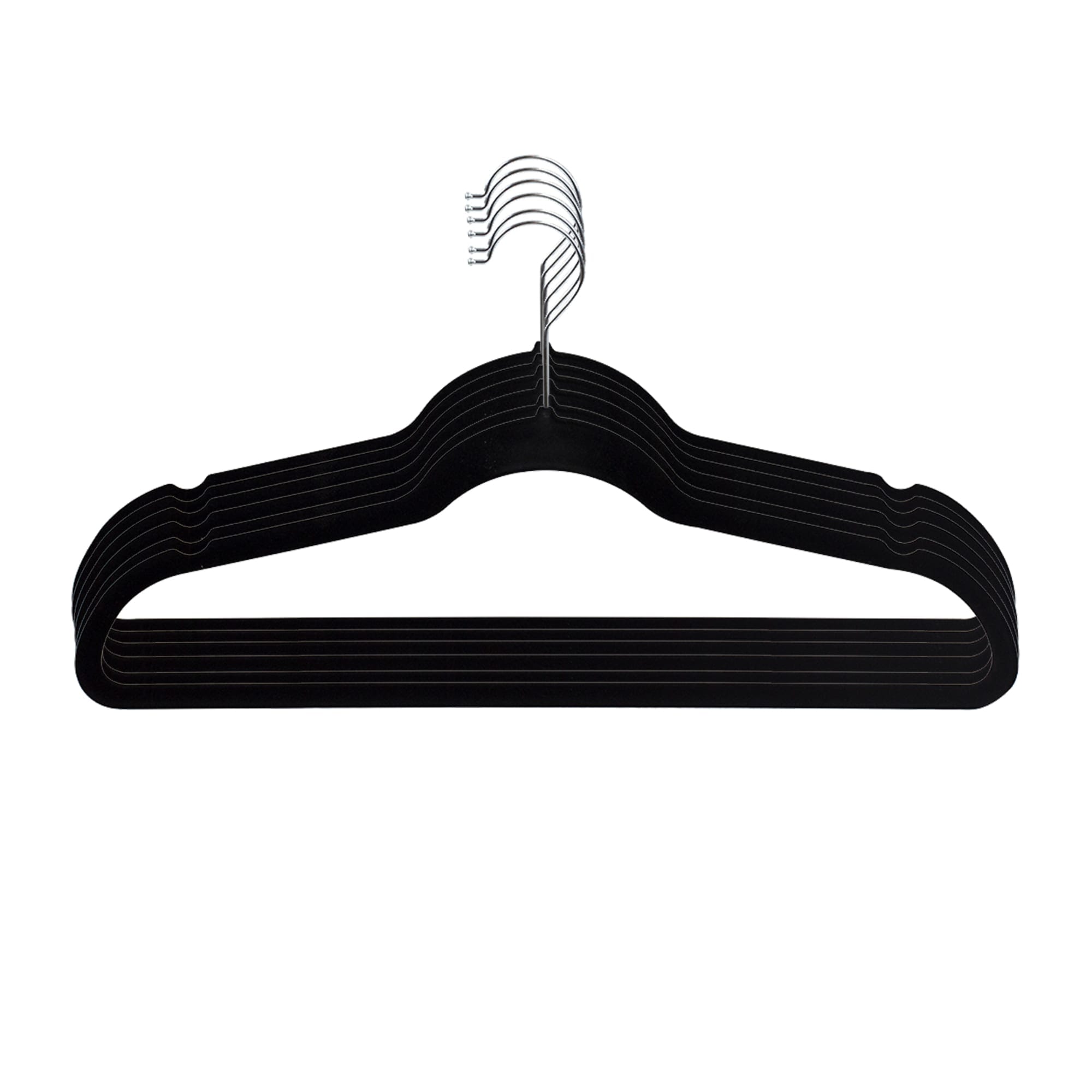 Home Basics Velvet Hanger, (Pack of 10), Black $4.00 EACH, CASE PACK OF 12