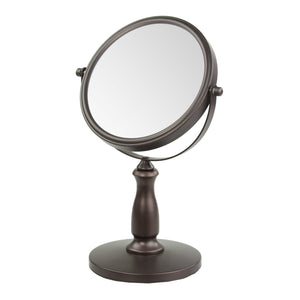 Home Basics Nadia Double Sided Cosmetic Mirror, (1x/5x Magnification), Bronze $15.00 EACH, CASE PACK OF 6