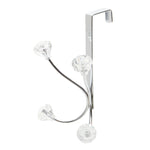 Load image into Gallery viewer, Home Basics Over the Door Double Hanging Hook with Crystal Knobs $3.00 EACH, CASE PACK OF 12
