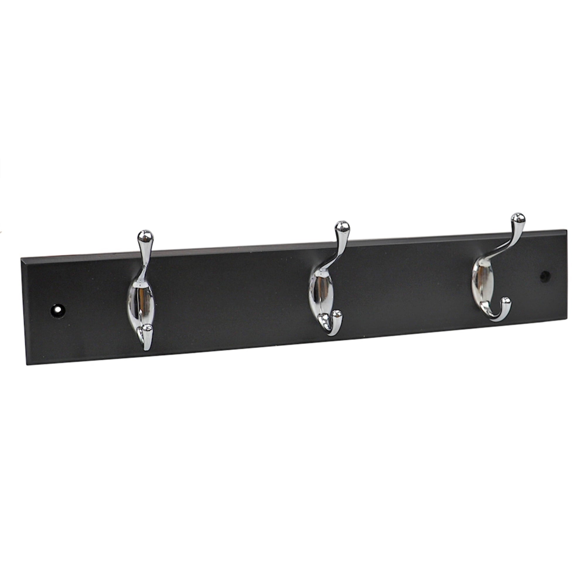 Home Basics 3 Double Hook Wall Mounted Hanging Rack, Black $8.00 EACH, CASE PACK OF 12