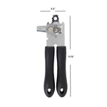 Load image into Gallery viewer, Stainless Steel Can Opener with Rubber Soft Grip Handle - Durable and Comfortable Smooth Edge Manual Opener $4.00 EACH, CASE PACK OF 24
