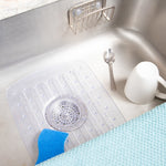 Load image into Gallery viewer, Home Basics Small PVC Sink Mat, Clear $2.00 EACH, CASE PACK OF 24
