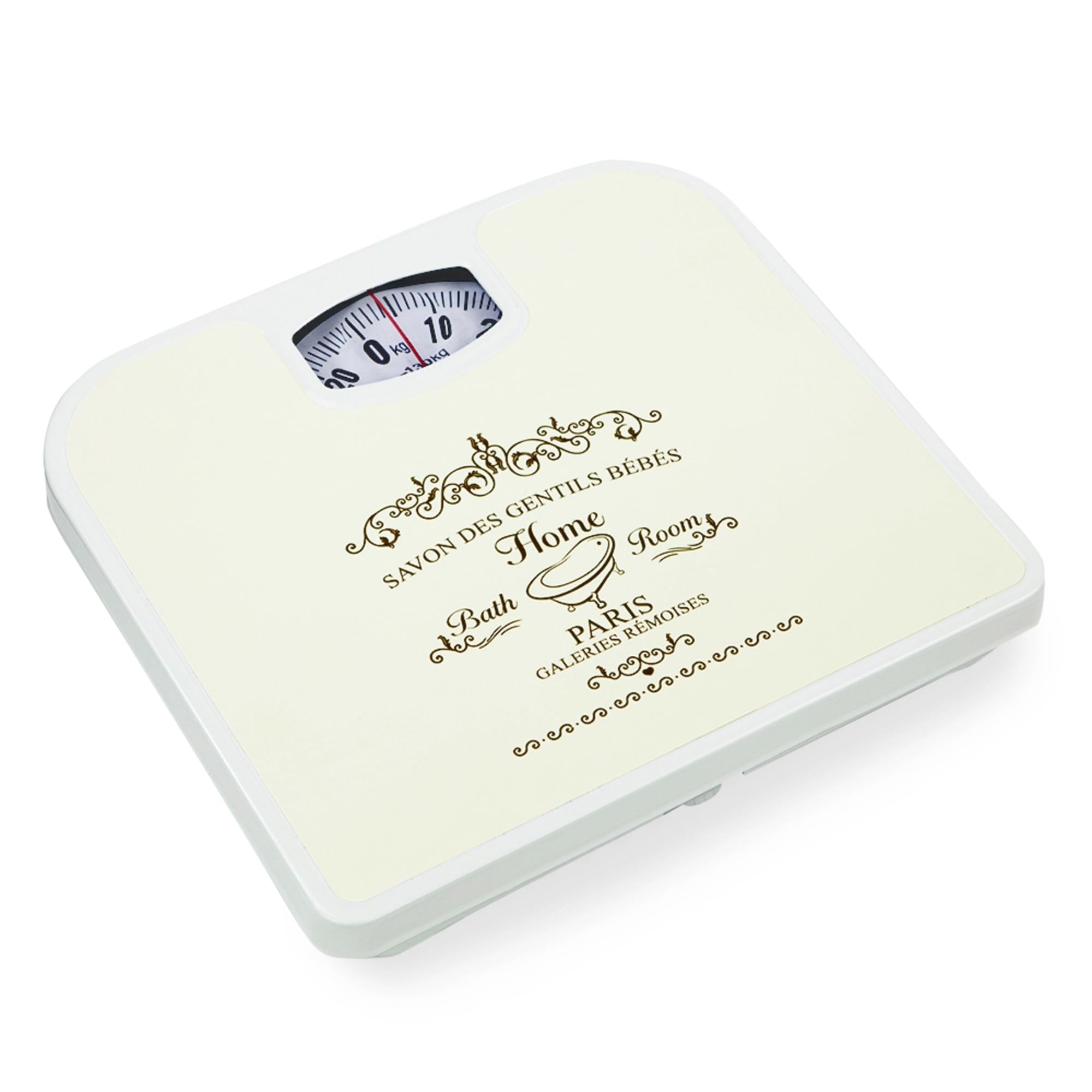 Home Basics Paris Mechanical Weighing Scale, Beige $8.00 EACH, CASE PACK OF 6