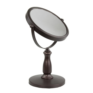 Home Basics Nadia Double Sided Cosmetic Mirror, (1x/5x Magnification), Bronze $15.00 EACH, CASE PACK OF 6