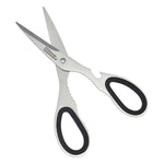 Load image into Gallery viewer, Home Basics Stainless Steel Kitchen Shears, Silver $2.50 EACH, CASE PACK OF 24
