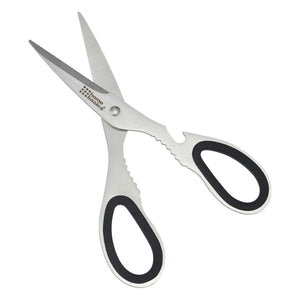 Home Basics Stainless Steel Kitchen Shears, Silver $2.50 EACH, CASE PACK OF 24