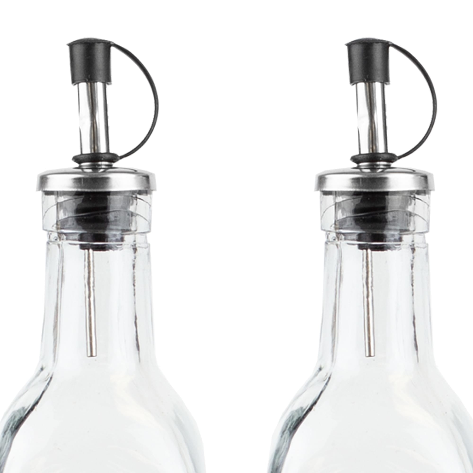 Home Basics Leak Proof Easy Pour Oil and Vinegar Bottle, (Set of 2), Clear $4.00 EACH, CASE PACK OF 12