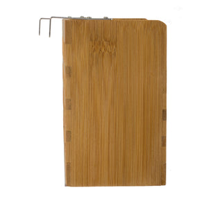 Home Basics Bamboo Utensil Holder With Built-In Hooks, Natural $6.00 EACH, CASE PACK OF 12