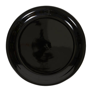 Home Basics 10.5" Ceramic Dinner Plate, Black $2.50 EACH, CASE PACK OF 12