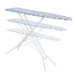 Load image into Gallery viewer, Seymour Home Products Adjustable Height, 4-Leg Ironing Board with Perforated Top, Blue Stripe $30.00 EACH, CASE PACK OF 1
