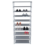 Load image into Gallery viewer, Home Basics 30  Pair Non-Woven Multi-Purpose Stackable Free-Standing Shoe Rack, Grey $20.00 EACH, CASE PACK OF 6
