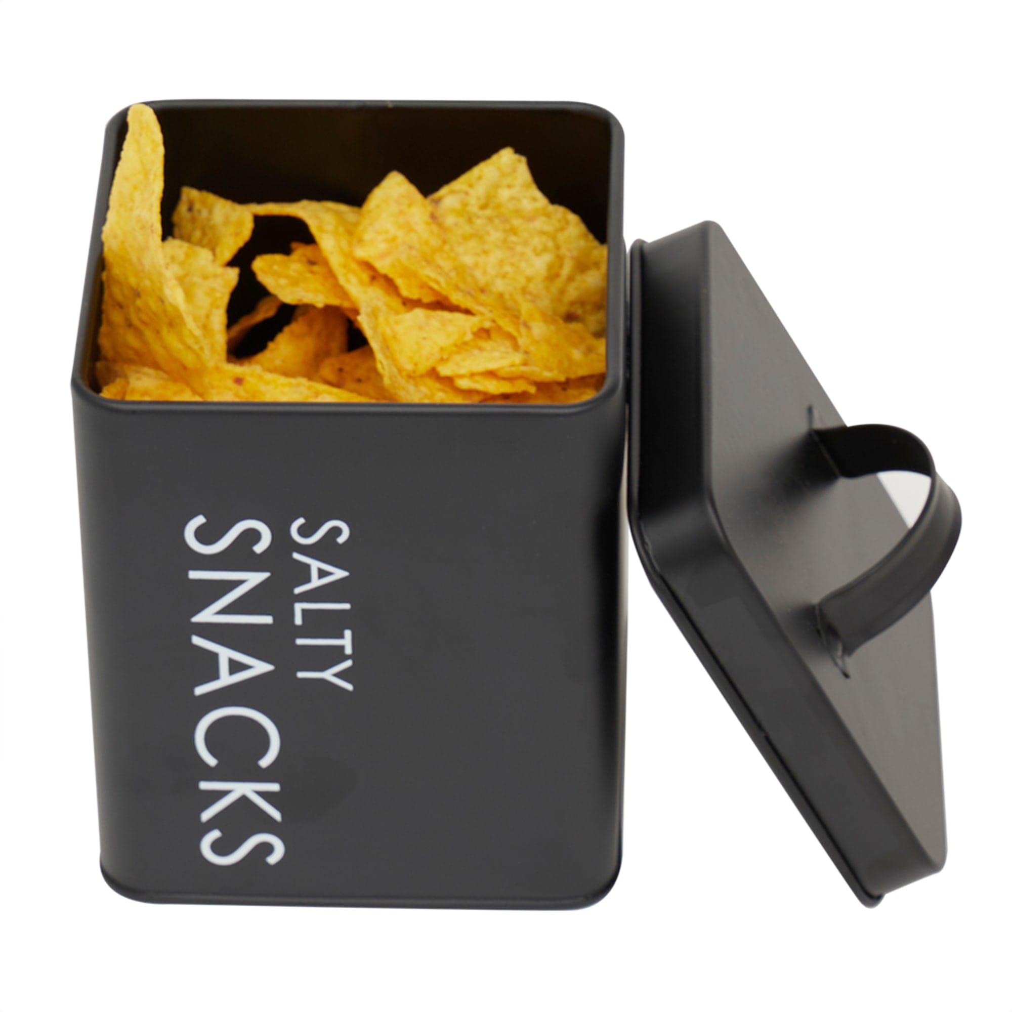 Home Basics Salty Snacks Tin Canister $3.00 EACH, CASE PACK OF 12