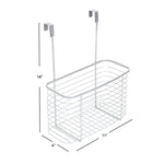 Load image into Gallery viewer, Home Basics Large Steel Over the Cabinet Basket, Silver $8.00 EACH, CASE PACK OF 12
