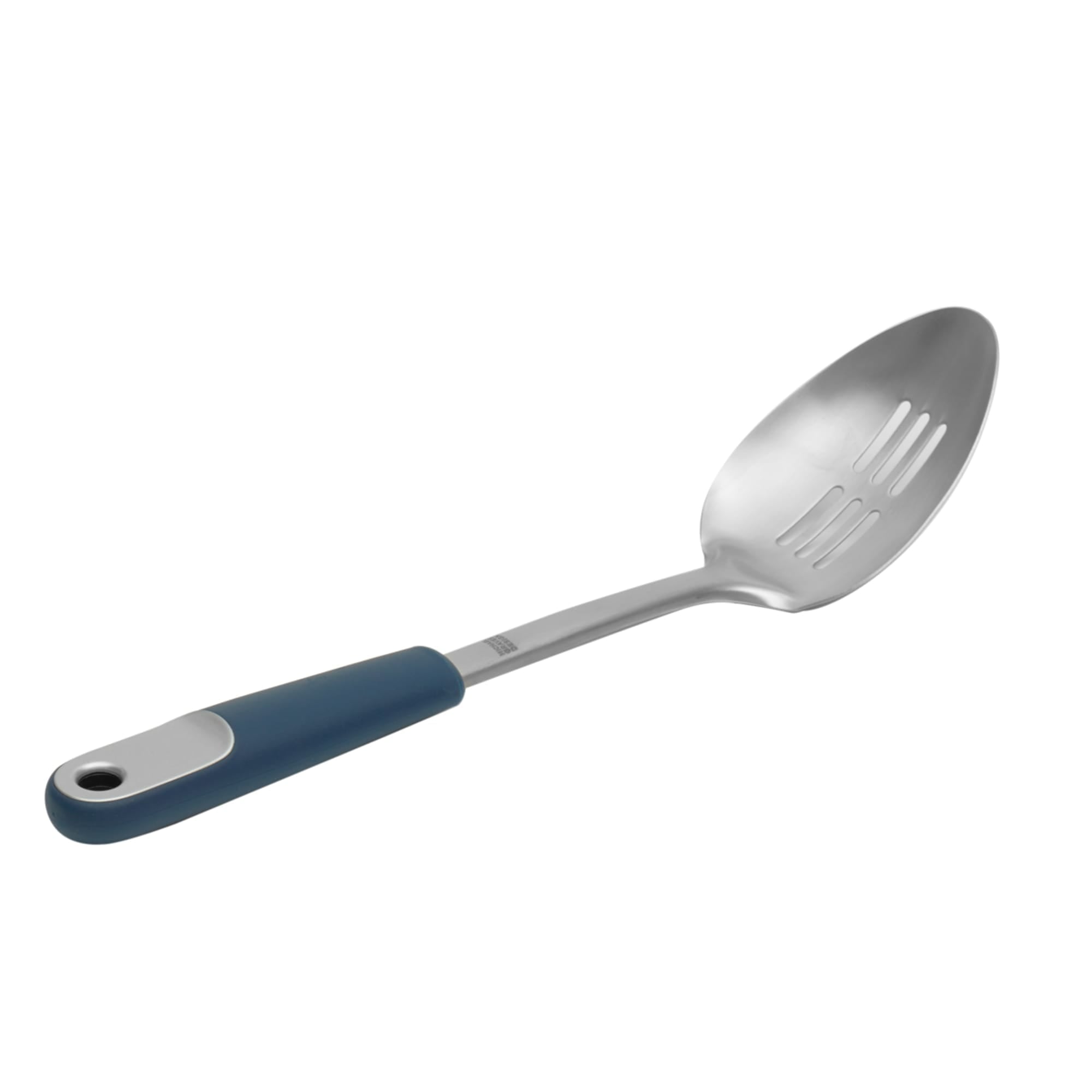 Michael Graves Design Comfortable Grip Stainless Steel Slotted Spoon, Indigo $4.00 EACH, CASE PACK OF 24
