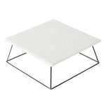 Load image into Gallery viewer, Sophia Grace Square Marble Table Riser, White/Black $15.00 EACH, CASE PACK OF 4
