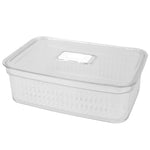 Load image into Gallery viewer, Home Basics Medium Produce Saver with Removable Colander, Clear $6.00 EACH, CASE PACK OF 6
