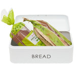 Load image into Gallery viewer, Home Basics Apex Metal Bread Box, White $25.00 EACH, CASE PACK OF 4
