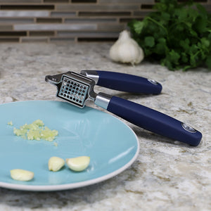 Home Basics Meridian Stainless Steel Garlic Press, Indigo $5.00 EACH, CASE PACK OF 24