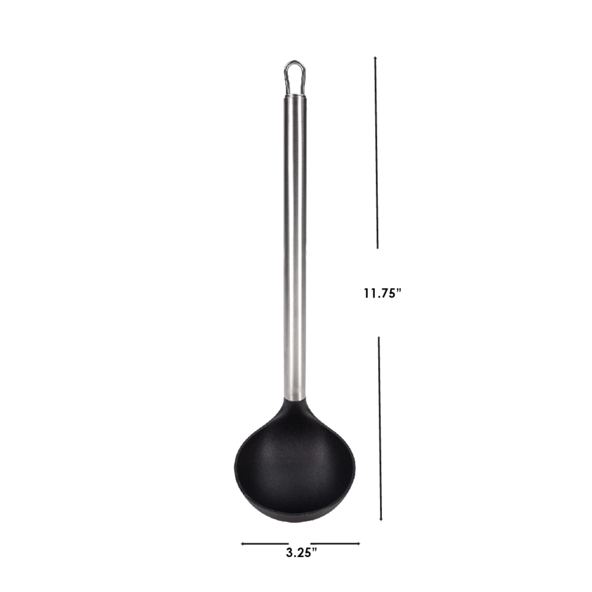 Home Basics Vista Collection Stainless Steel Soup Ladle $2.00 EACH, CASE PACK OF 24