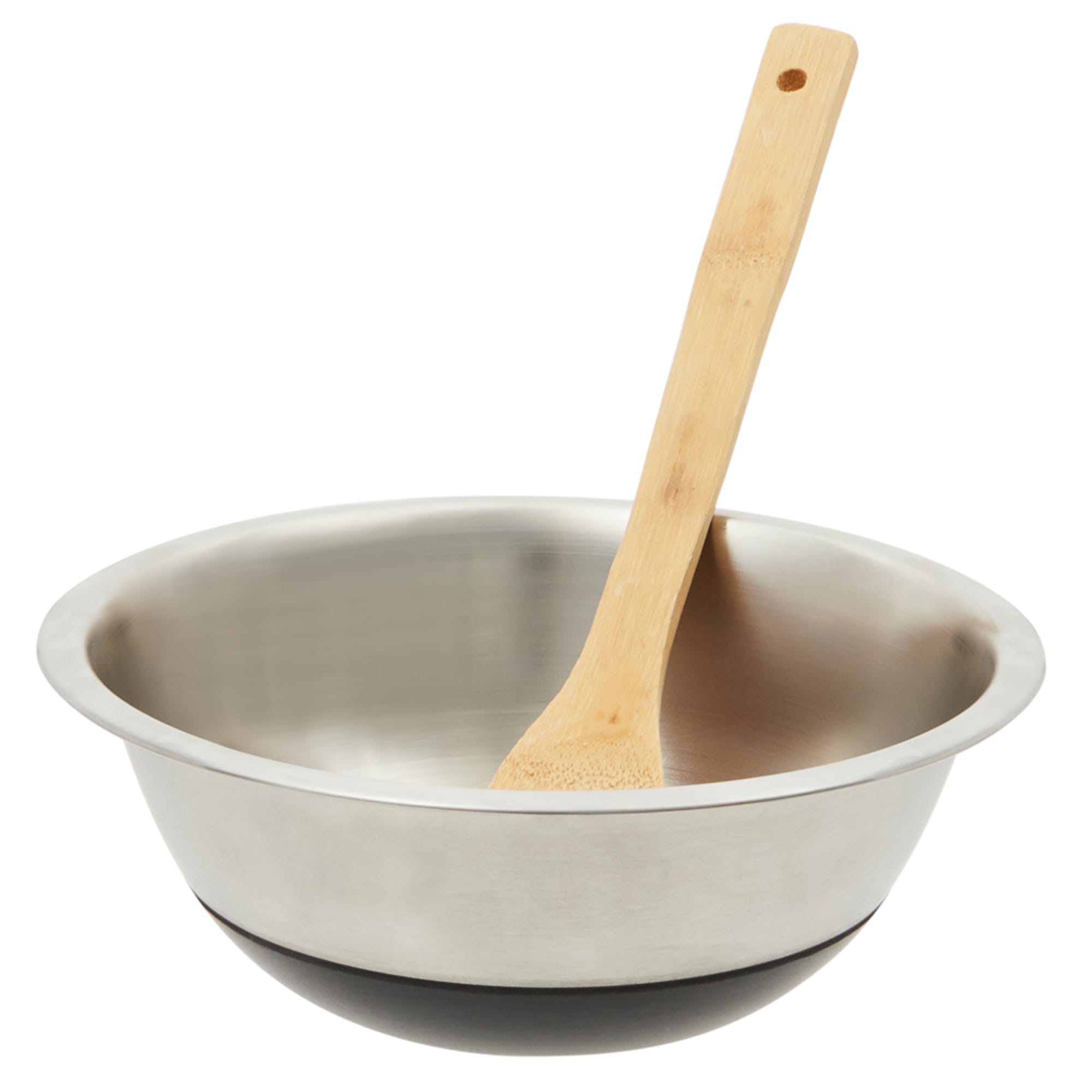 Home Basics Anti-Skid 2.5 Qt Stainless Steel Mixing Bowl $4.00 EACH, CASE PACK OF 12