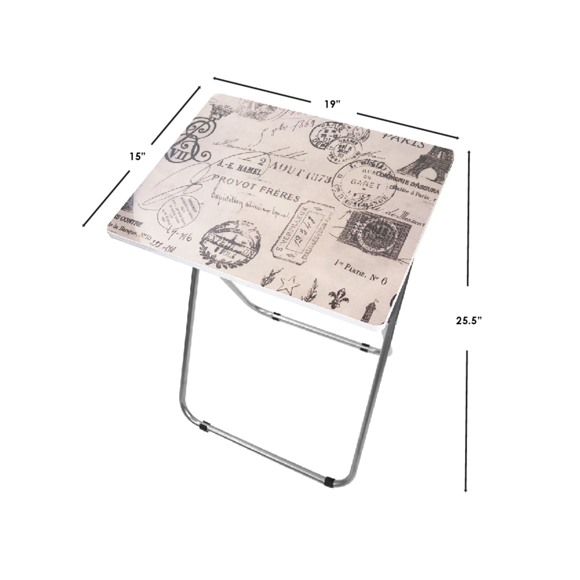 Home Basics Paris Multi-Purpose Foldable Table $15.00 EACH, CASE PACK OF 6