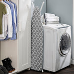 Load image into Gallery viewer, Seymour Home Products Adjustable Height, 4-Leg Ironing Board with Perforated Top, Grey Lattice $30.00 EACH, CASE PACK OF 1
