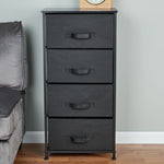 Load image into Gallery viewer, Home Basics 4 Drawer Storage Organizer, Black $50.00 EACH, CASE PACK OF 1

