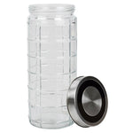 Load image into Gallery viewer, Home Basics Chex Collection 66 oz. X-Large Glass Canister  $4.00 EACH, CASE PACK OF 12
