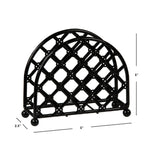 Load image into Gallery viewer, Home Basics Lattice Collection Free-Standing Napkin Holder, Black $4.00 EACH, CASE PACK OF 12
