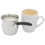 Load image into Gallery viewer, Home Basics 10 oz. Stainless Steel Mini Butter Melting Pot with Pour Spout $3.00 EACH, CASE PACK OF 24
