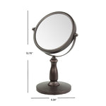 Load image into Gallery viewer, Home Basics Nadia Double Sided Cosmetic Mirror, (1x/5x Magnification), Bronze $15.00 EACH, CASE PACK OF 6
