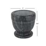 Load image into Gallery viewer, Home Basics Marble Mortar and Pestle, Black $6.00 EACH, CASE PACK OF 12
