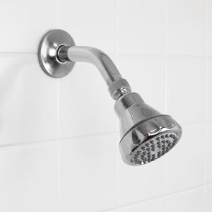 Home Basics Oasis Single Function Fixed Shower Head, Chrome $4.00 EACH, CASE PACK OF 12