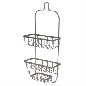 Home Basics Heavy Weight Satin Nickel Shower Caddy $12.00 EACH, CASE PACK OF 6