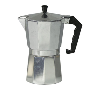 Home Basics 9 Cup Demitasse  Shot Aluminum Stovetop Espresso Maker, Grey $12.00 EACH, CASE PACK OF 12