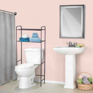 Home Basics 2 Shelf Bathroom Space Saver, Bronze $20.00 EACH, CASE PACK OF 6