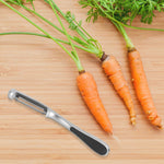 Load image into Gallery viewer, Home Basics Nova Collection Zinc Vertical Vegetable Peeler, Silver $3.00 EACH, CASE PACK OF 24
