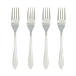 Load image into Gallery viewer, Silver 4-Piece Salad Fork Set - Stainless Steel Flatware Dinner Utensils, Essential Kitchen Cutlery Set, Dishwasher Safe $2.00 EACH, CASE PACK OF 36
